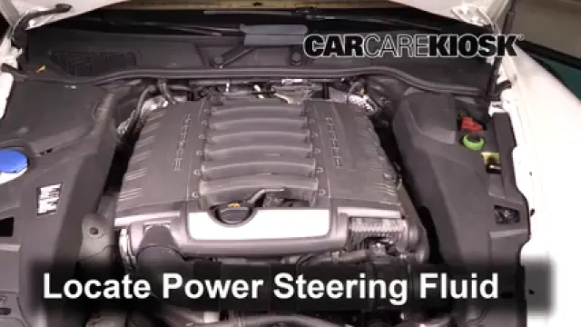 2013 Porsche Cayenne 3.6L V6 Power Steering Fluid Check Fluid Level